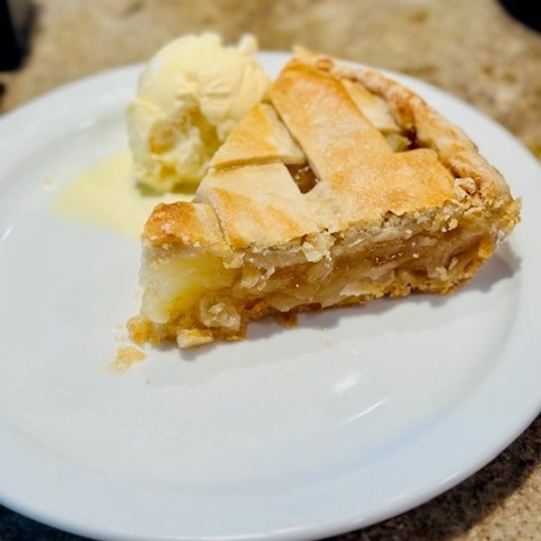 Savor our apple pie