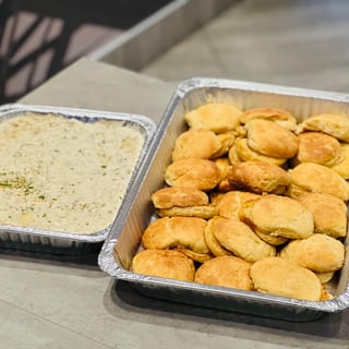 Biscuits and Gravy (Feeds 10)