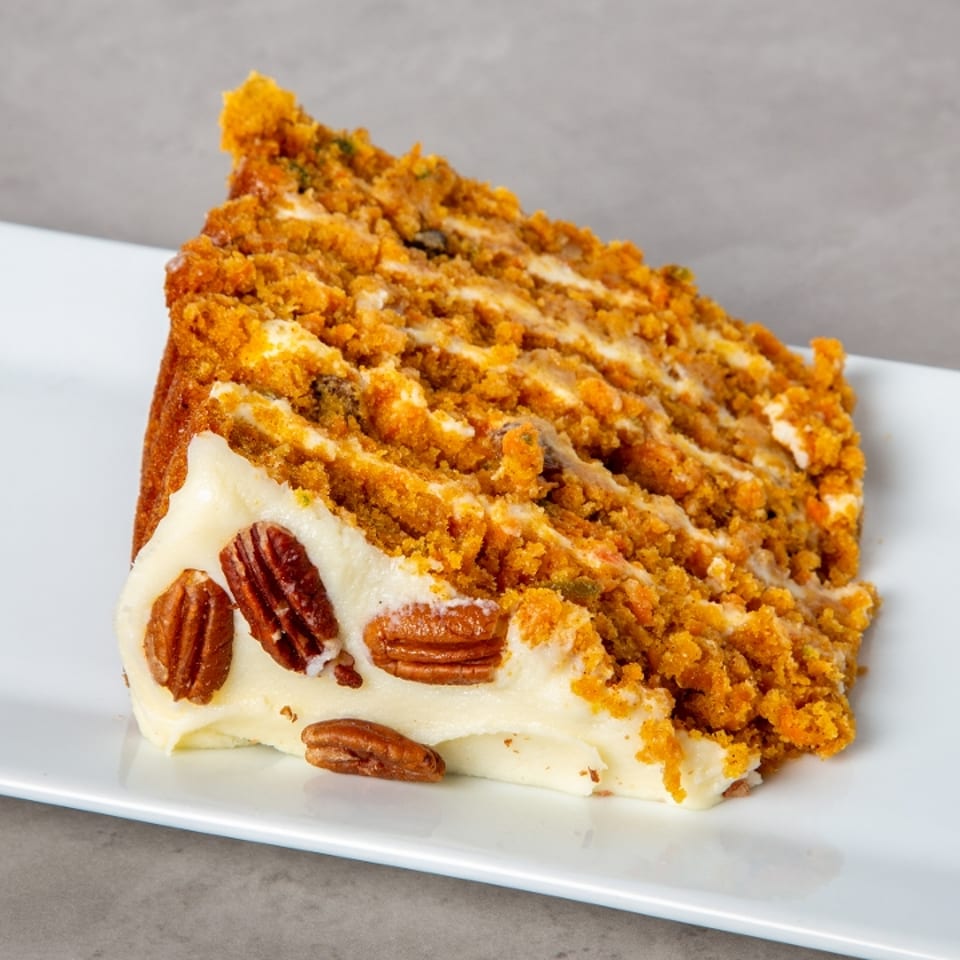 Indulge in our carrot cake